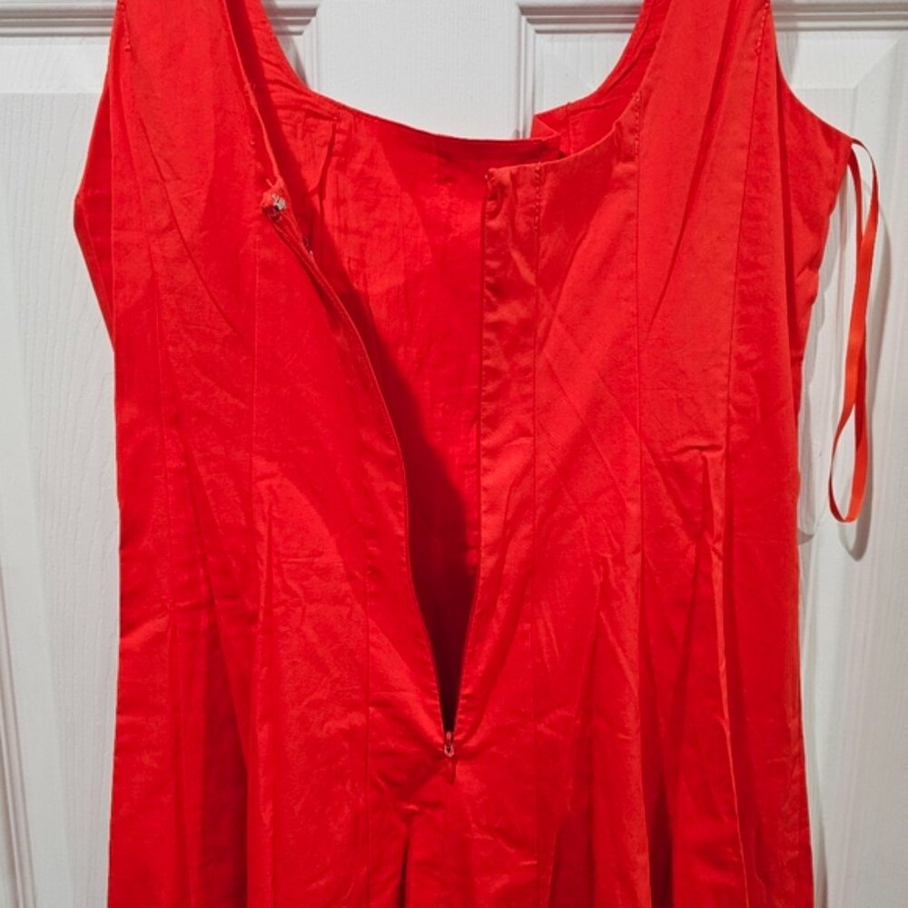Staud Wells Fire Midi Dress - Picture 7 of 9